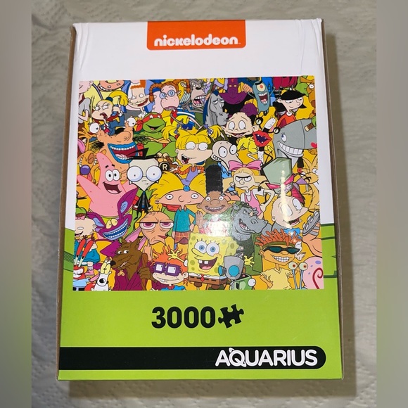 Nickelodeon Aquarius Cartoon Character Puzzle, 3000 pc, Excellent Condition! - Picture 2 of 7